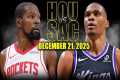 Houston Rockets vs Sacramento Kings