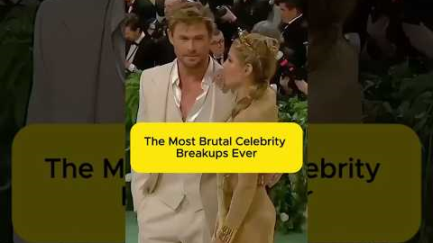 The most Brutal Clebrity Breakups Ever. #celebrity #hollywood #trending #shorts