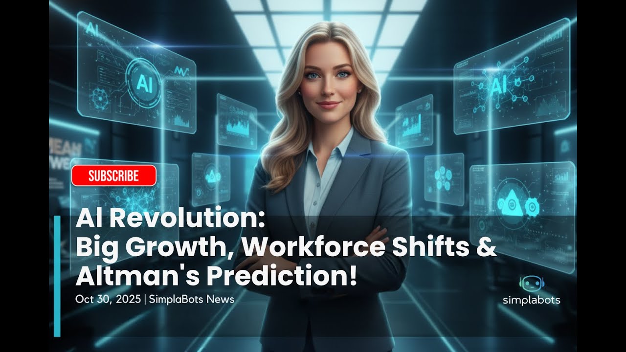 AI Revolution 15 Oct 2025 || Record Growth || Workforce Shifts || Altman’s Bold 2028 Prediction
