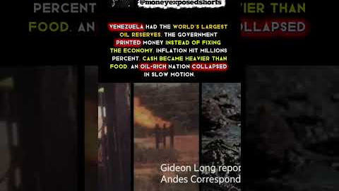 How an Oil-Rich Country Went Broke. #shorts #trending #inflation