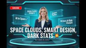Hot AI News 29 Oct 2025 |  Space Clouds | Smart Designs | ChatGPT’s Dark Truth |  @SimplaBotsNews