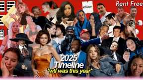 The 2025 Timeline.. pop culture moments we should never forget