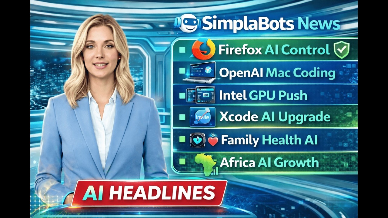 AI News Feb. 5, 2026 | Firefox AI, OpenAI Mac Coding, Intel GPU, Xcode AI, Health & Africa AI