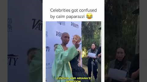celebrities got confused by calm paparazzi 😭😭 #celebrity #paparazzi