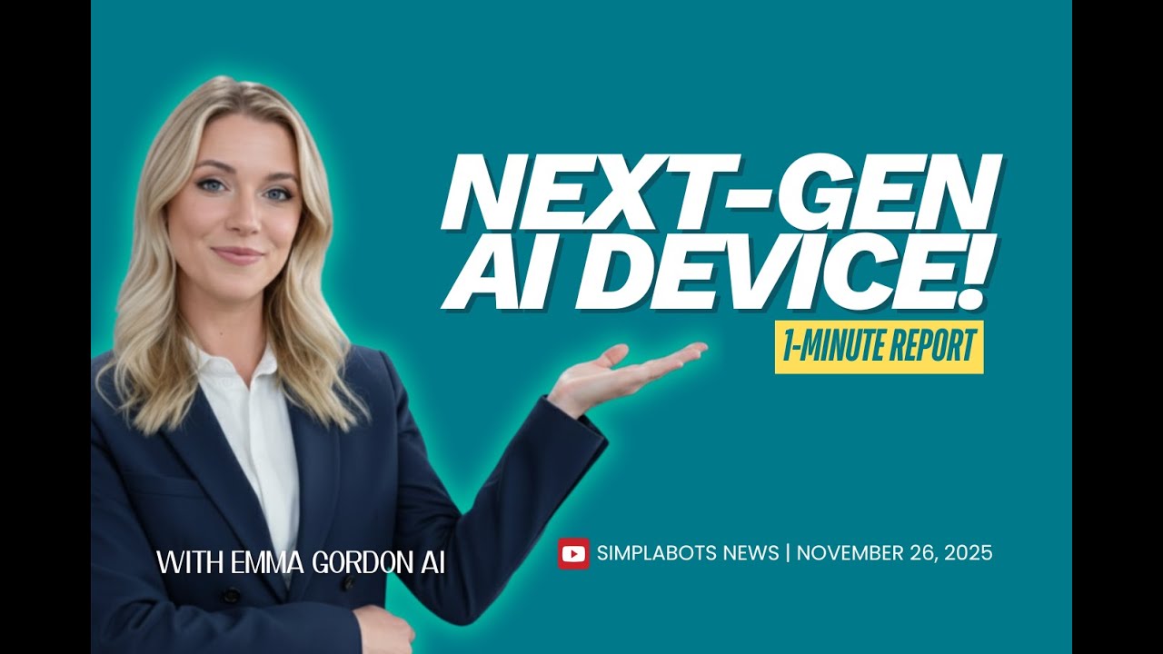 AI News — November 26, 2025 | Palo Creator AI, Opus 4.5, OpenAI Device & More