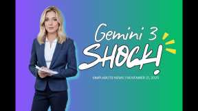 AI News November 21, 2025 | Gemini 3, TikTok AI, OpenAI Shake-Up, Adobe & AI for Retail & Ocean