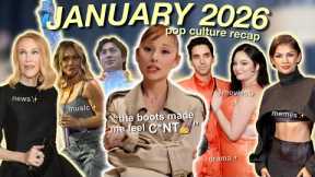 JANUARY 2026 - a pop culture recap