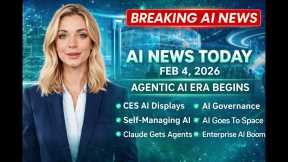 AI News Feb 4, 2026 — CES AI Displays, Agentic AI, SpaceX xAI & Claude Upgrades