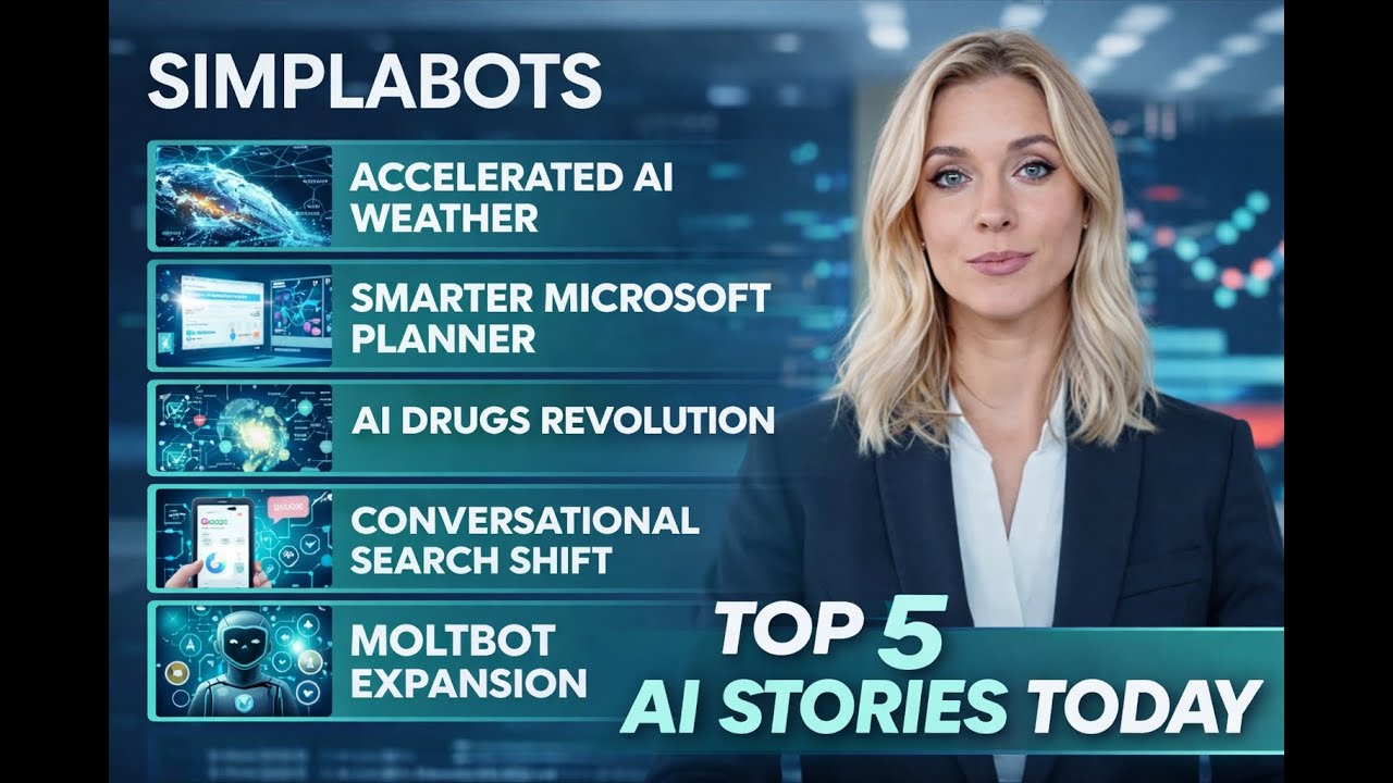 AI News, Jan. 29, 2025 | NVIDIA, Microsoft Copilot, AI Drugs Revolution, Google, Moltbot Expansion