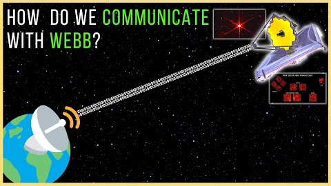How Do scientists communicate with NASA's James Webb Space Telescope?