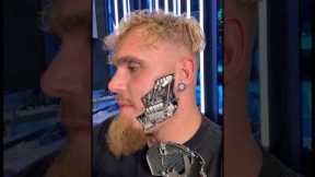 Jake Paul New Robotic Jaw After Joshua Fight 😱 #viral #jakepaul #funny #boxing