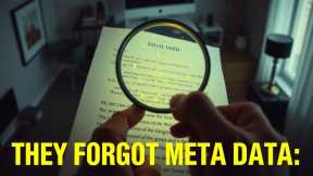 WARNING: Hidden Printer Metadata Nuked Their $2,000,000 Scams Plot! ⚠ 