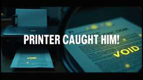 CAUTION: Hidden Printer Dots Nuked His $2,000,000 Fraud! 