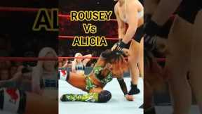 RONDA ROUSEY Destroyed ALICIA!💪💯 Unstoppable Fight!🔥 #wwe #fighting #raw #gym #wweraw #wwefights