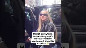 Mariah Carey Hitting Her Head After Talking To The Paparazzi😭