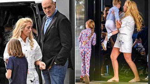 Tyson and Paris Fury Leave Hotel With Kids After Venezuela’s Lavish Wedding