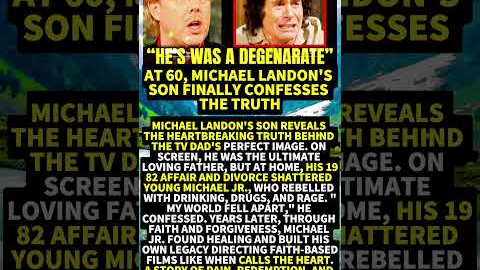 At 60, Michael Landon's Son Finally Confesses The Truth #shorts #viral