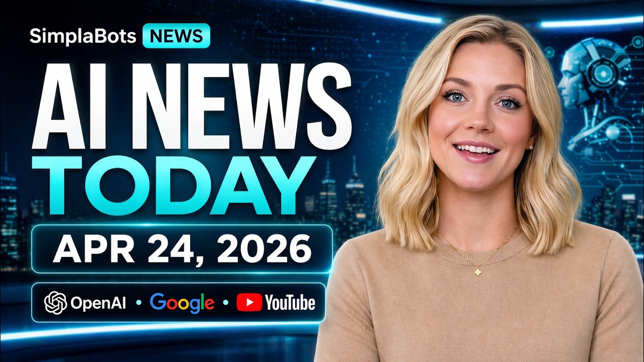 AI News Apr 24, 2026: OpenAI Images 2.0, YouTube AI, Anthropic, Google Maps, Privacy Debate