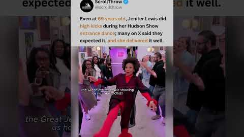 Jenifer Lewis high kick at 69 on The Hudson Show is sending me! 😭🔥 #jeniferlewis
