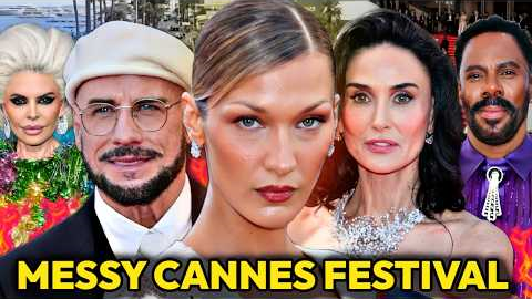 CANNES FESTIVAL DISASTER: BELLA HADID BROKE THE RULES, JOHN TRAVOLTA'S NEW FACE, DEMI MOORE IS DYING