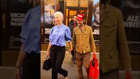 Keanu Reeves Stops to Greet Fans  | Rare Celebrity Moment in NYC #Shorts