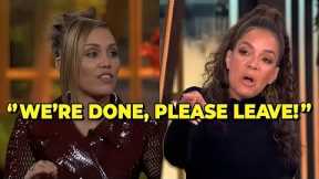 Miley Cyrus Kicked Off The View After Fiery Exchange With Sunny Hostin