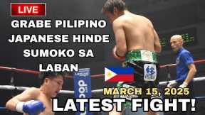 LATEST FIGHT! March 15, 2026 l Grabe PILIPINO JAPANESE hinde inatrasan ang WBA champion