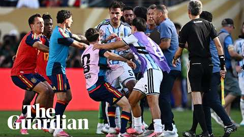 Ugly scenes as Argentina lose World Cup final