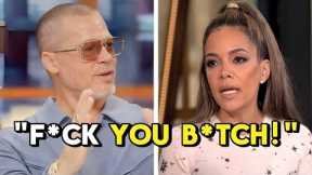 Brad Pitt Walks Off The View After Sunny Hostin Pushes Too Far
