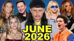every pop culture moment in june 2026 🗓️🚀🏀